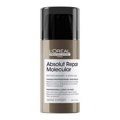 L'Oreal Professionnel Professionnel, Absolut Repair Molecular Leave-in Mask (Regenerująca maska do włosów zniszczonych bez spłukiwania)