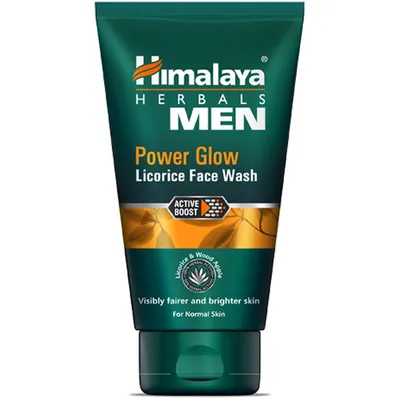 Himalaya Herbals Power Glow, Licorice Face Wash (Żel do twarzy z lukrecją dla mężczyzn)