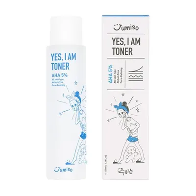 HelloSkin Jumiso Yes I'm Toer AHA 5% (Złuszczający toner do twarzy)