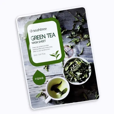 SeaNtree Green Tea Mask Sheet (Maseczka z ekstraktem z zielonej herbaty)