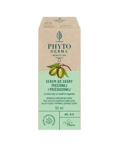 PhytoPharm Phyto Derma Beauty Oil (Serum do skóry zmęczonej i przesuszonej na bazie oleju ze słodkich migdałów)