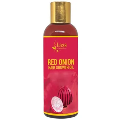 Lass Naturals Red Onion Hair Growth Oil (Olejek na porost włosów `Czerwona cebula`)