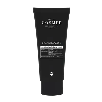 Cosmed Skinologist, Salicylic Sulfur Mask (Maseczka do twarzy  z kwasem salicylowym)
