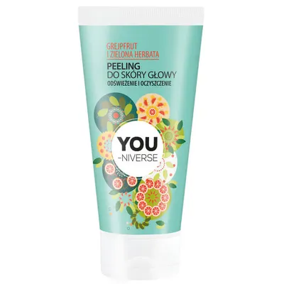 You-Niverse Peeling do skóry głowy `Odświeżenie i oczyszczenie - grejpfut i zielona herbata`