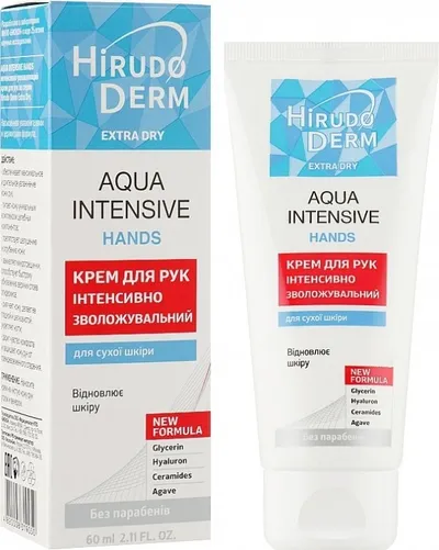 Hirudo Derm Aqua Intensive Extra Dry Hands Cream (Intensywnie nawilżający krem do rąk)