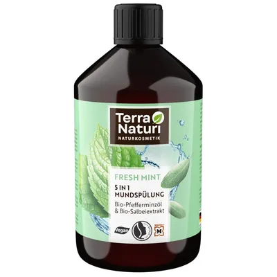 Terra Naturi Fresh Mint, 5in1 Mundspulung (Płyn do płukania zębów 5w1)