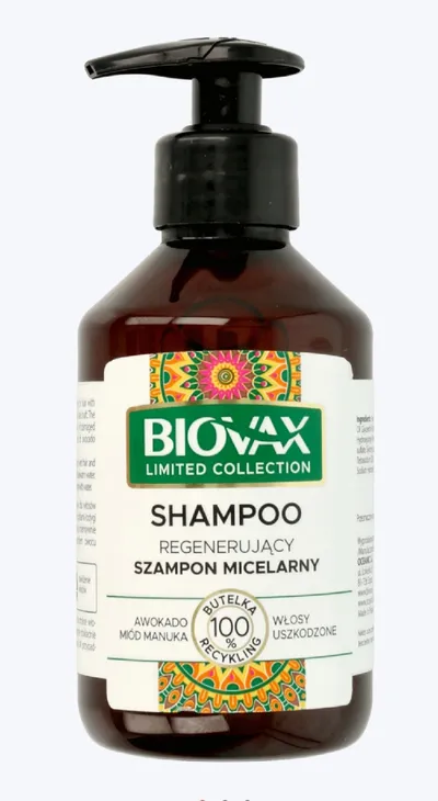 L'biotica Biovax Limited Collection, Regenerujący szampon micelarny