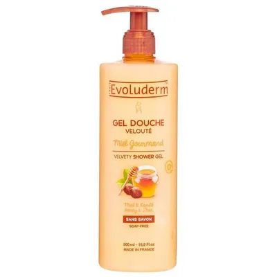Evoluderm Miel Gourmand, Velvet Shower Gel (Aksamitny żel pod prysznic `Miód i masło Shea`)