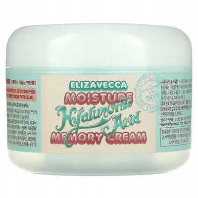 Elizavecca Moisture Hyaluronic Acid Memory Cream (Nawilżający krem do twarzy)