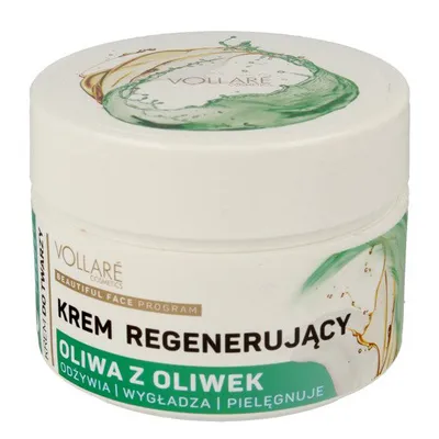 Vollare Cosmetics Beautiful Face Program, Krem regenerujący `Oliwa z oliwek`