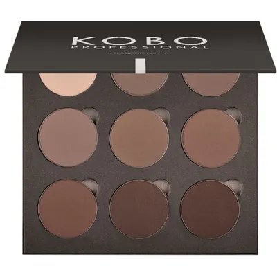Kobo Professional 9 x Eyebrow Palette (Paleta 9 cieni do brwi)