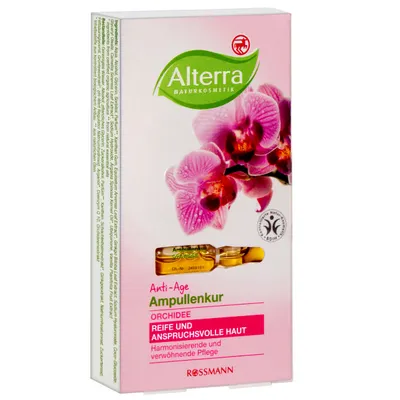 Alterra Anti - Age, Orchidee, Ampullenkur (Kuracja anti - age w ampułkach 'Orchidea')