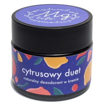 Mglife Naturalny dezodorant w kremie `Cytrusowy duet`