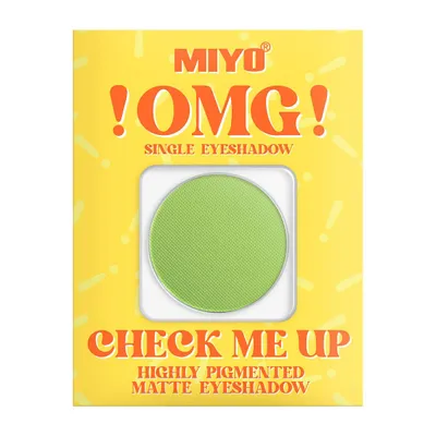 MIYO OMG Highly Pigmented Matte Eyeshadow (Pojedynczy matowy cień do powiek)