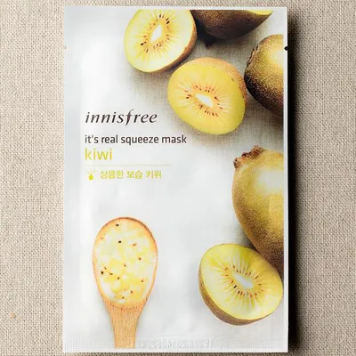Innisfree It's My Real Squeeze Mask Kiwi (Maska do twarzy w płachcie)