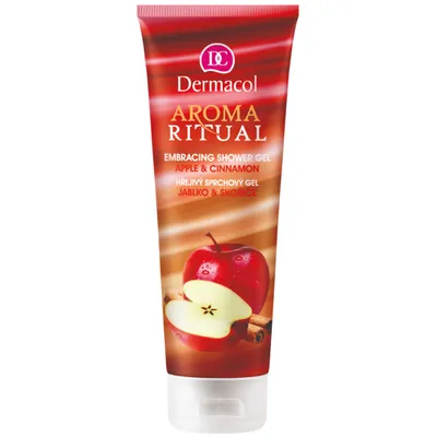 Dermacol Aroma Ritual, Embracing Shover Gel Apple & Cinnamon (Żel pod prysznic `Jabłko i cynamon`)