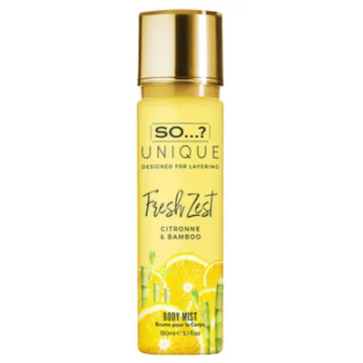 So...? Fragrance Unique, Fresh Zest Body Mist (Mgiełka do ciała)