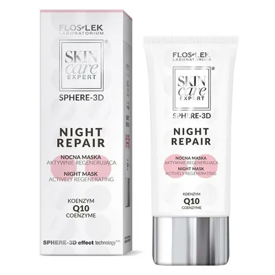 Floslek Skin Care Expert, Sphere-3d Night Repair (Nocna maska aktywnie regenerująca koenzym Q10)