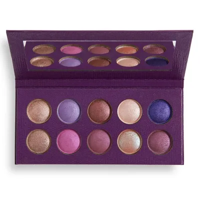 Revolution Pro Colour Focus, Rock & Royal Eyeshadow Palette (Paleta 10 cieni do powiek)