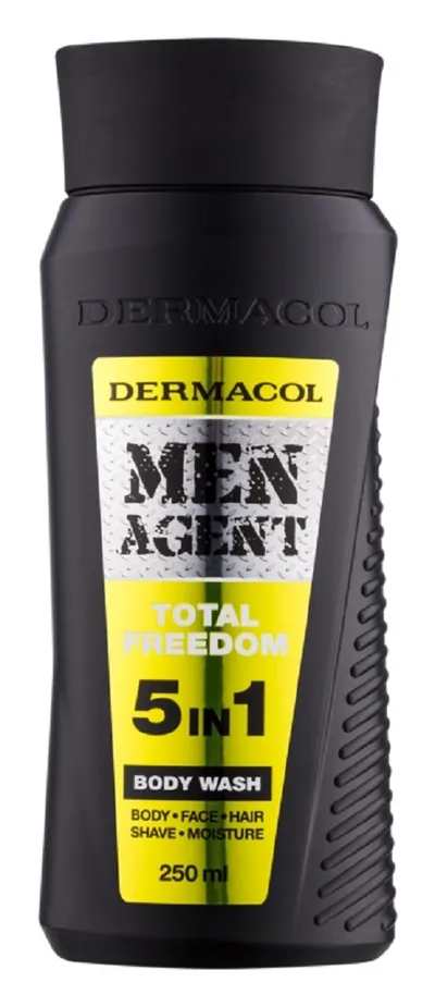 Dermacol Men, Agent Total Freedom Shower Gel (Żel pod prysznic 5 w 1)