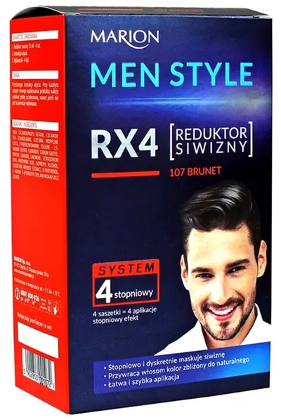 Marion Men Style RX4, Stopniowy reduktor siwizny
