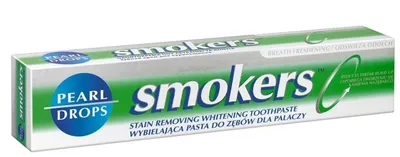 Carter-Wallace Pearl Drops, Smokers Stain Removing Whitening Toothpaste (Wybielająca pasta do zębów dla palaczy)
