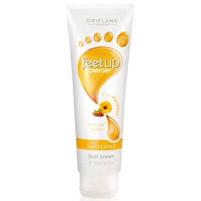 Oriflame Feet Up Comfort, Daily Softening Foot Cream Arnica & Jojoba (Zmiękczający krem do stóp)