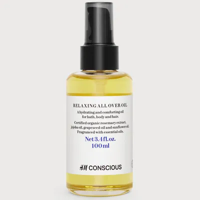 H&M Conscious, Relaxing All Over Oil (Wielofunkcyjny olejek do ciała i włosów)