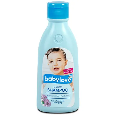 Babylove Leichtes Shampoo mit Malven-Extrakt & Panthenol (Delikatny szampon dla dzieci (nowa wersja))