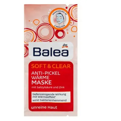 Balea Soft & Clear, Anti-Pickel Warme Maske (Maseczka rozgrzewająca)