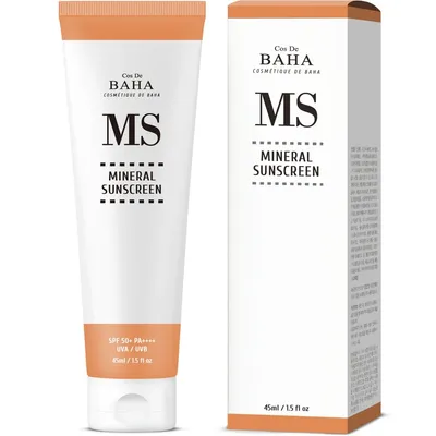Cos De BAHA MS, Mineral Sunscreen SPF50+ PA++++ (Przeciwsłoneczny krem do twarzy)