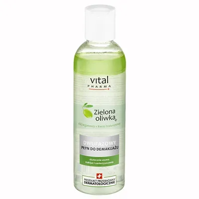 V. Laboratories (Saraya) Vital Pharma, Dwufazowy płyn do demakijażu `Zielona oliwka`