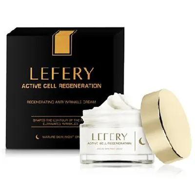 Lefery Cosmetics Active Cell Regeneration, Regenerating Anti Wrinkle Cream (Ultraregenerujący krem przeciwzmarszczkowy na noc)