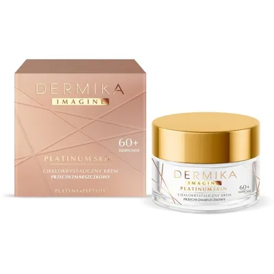 Dermika Imagine, Platinum Skin, Ciekłokrystaliczny krem przeciwzmarszczkowy na dzień i na noc 60+