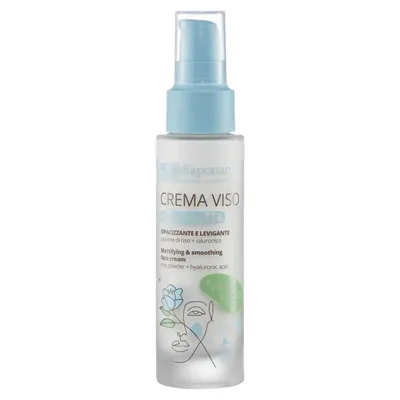 La Saponaria Stay Matte, Crema Viso (Matujący krem do twarzy)