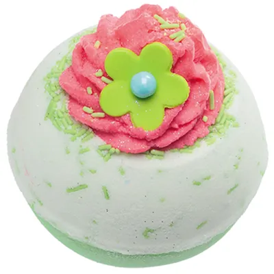 Bomb Cosmetics Apple & Raspberry Swirl, Bath Blaster (Musująca kula do kąpieli `Jabłko z malinami`)