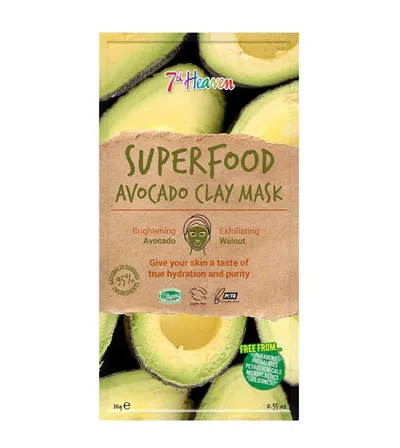 7th Heaven Superfood Avocado Clay Mask (Maska glinkowa z awokado)