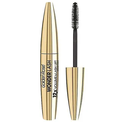 Golden Rose Wonder Lash 12 x Volume & Lash Lift Mascara (Pogrubiający tusz do rzęs)