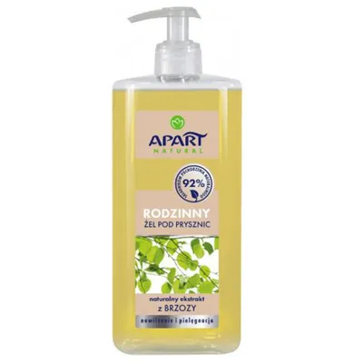 Apart Natural, Rodzinny żel pod prysznic z ekstraktem z brzozy