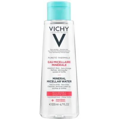 Vichy Purete Thermale,  Eau Micellaire Minerale (Mineralna woda micelarna dla cery wrażliwej)