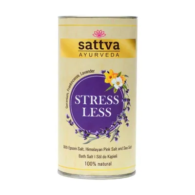 Sattva Ayurveda Stress Less, Bath Salt (Sól do kąpieli o działaniu relaksującym)