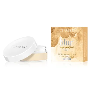 Claresa Blur Super Pow(d)er! Beige More Than Filter Loose Powder (Wygładzający sypki puder do twarzy)