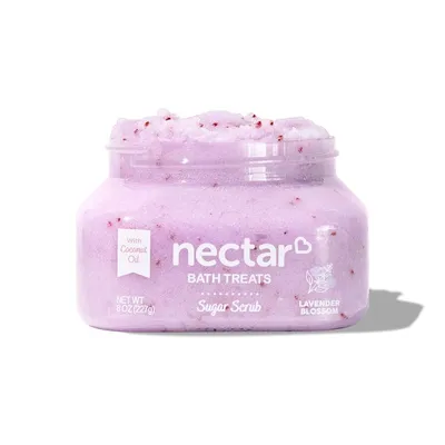 Nectar Bath Treats, Sugar Scrub Lavender Blossom (Peeling cukrowy Kwiat lawendy)
