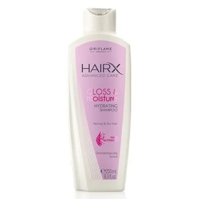 Oriflame HairX Advanced, Care Gloss & Moisture Hydrating Shampoo (Nawilżający szampon do włosów)