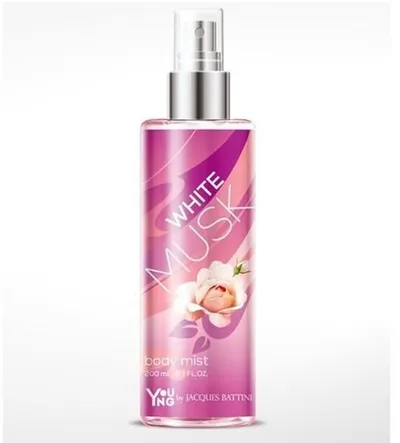 Jacques Battini Young by Jacques Battini, White Musk Body Mist (Mgiełka do ciała `Białe piżmo`)