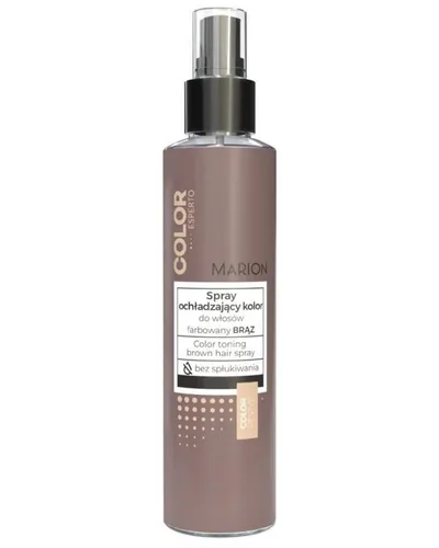 Marion Color Esperto, Color Toning Brown Hair Spray (Spray ochładzający kolor do włosów farbowanych brąz)