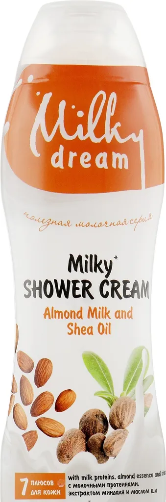 Milky Dream Milky Shower Cream Almond Milk and Shea Oil (Kremowy żel pod prysznic `Mleko migdałowe i masło shea`)