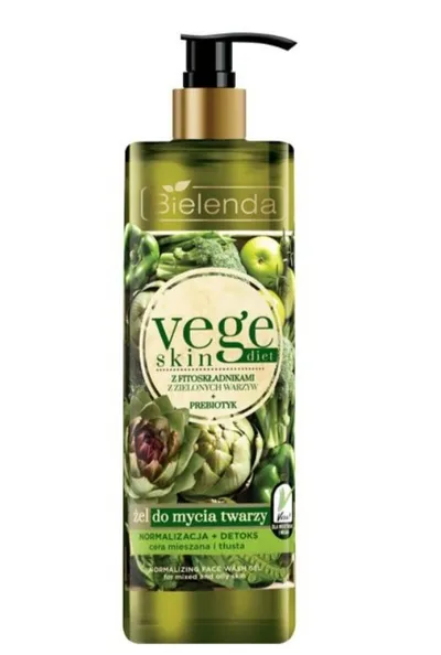 Bielenda Vege Skin Diet, Żel do twarzy `Normalizacja + detox`