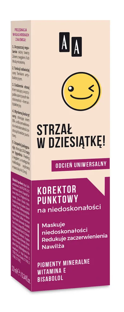 AA Emoji, Korektor punktowy na niedoskonałości `Strzał w dziesiątkę!`