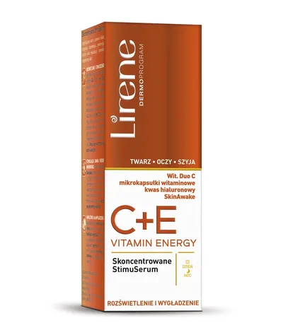 Lirene Dermoprogram C+E Vitamin Energy, Skoncentrowane StimuSerum